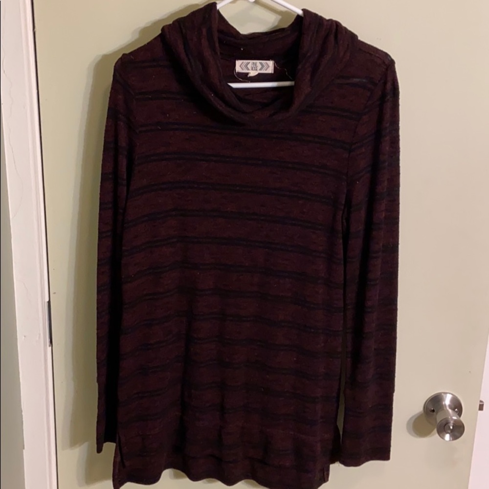 Cowl neck sweater